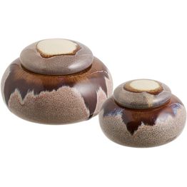 Säilytyspurkki House Nordic, 2kpl, keraaminen, ruskea