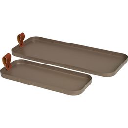 Tarjotin House Nordic, 2kpl, teräs, ruskea