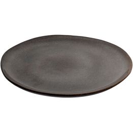 Lautanen House Nordic Selma, ø27cm, keramiikka, 4kpl, harmaa/ruskea