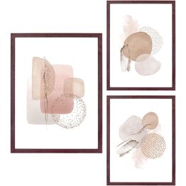 Valokuvakehys House Nordic Aspen, 3kpl, tummanruskea