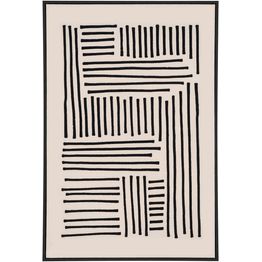 Canvastaulu House Nordic Lipari No.1, 100x140cm, musta/beige