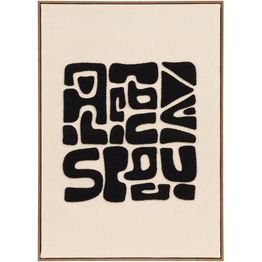 Taulu House Nordic Tine, tuftattu, 50x70cm, musta/ruskea