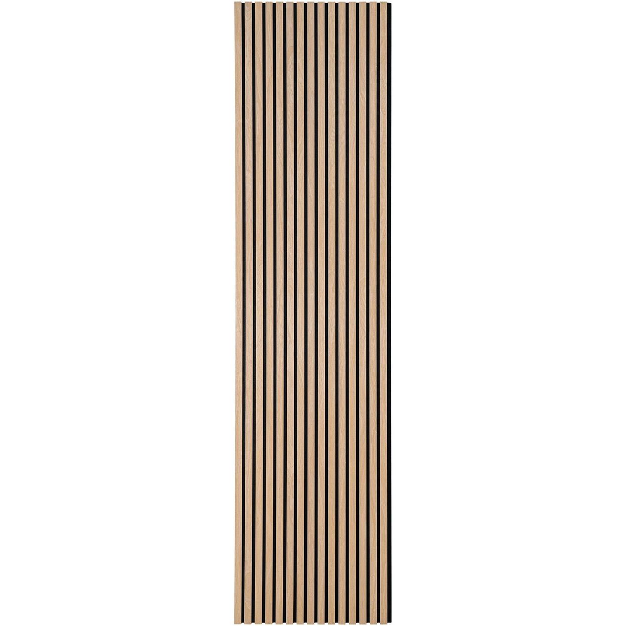 Akustiikkalevy House Nordic, 2400x600x22mm, rimapaneeli, vaaleanruskea