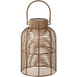 Aurinkokennolyhty House Nordic Brentford, ø20cm, IP44, 300mAH, ruskea