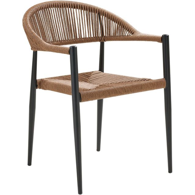 Ruokapöydän tuoli House Nordic Canari, polyrottinki, ruskea