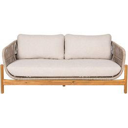 Sohva House Nordic Terracina, 2-istuttava, pehmusteilla, akaasia, beige