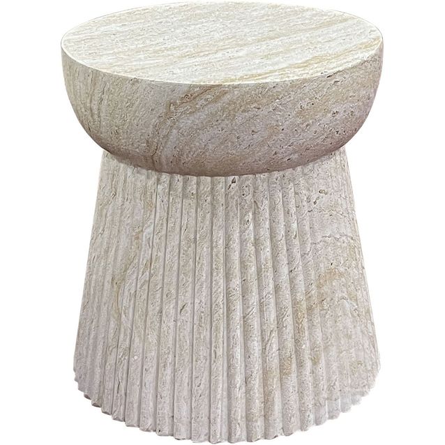 Sivupöytä House Nordic Bonn, ø37x43cm, beige