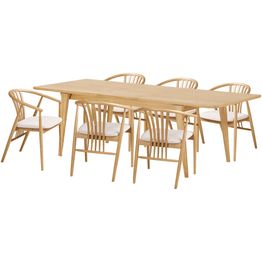 Jatkettava ruokailuryhmä House Nordic Darwin/Agustin, 6-istuttava, tammi