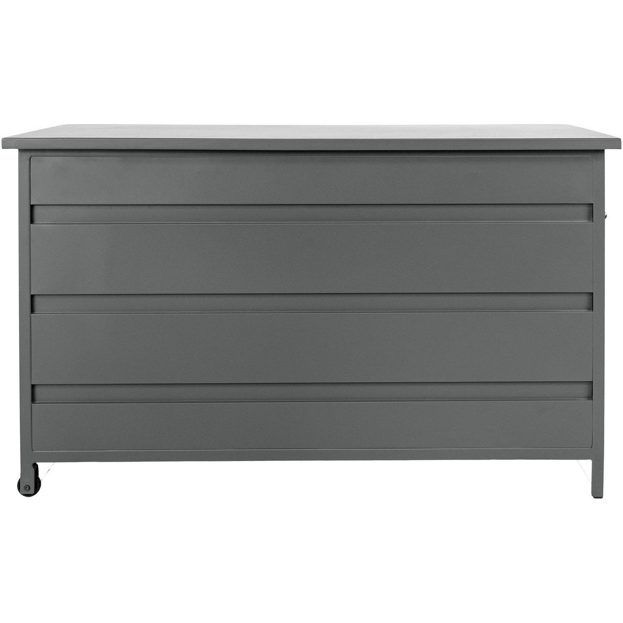 Pehmustelaatikko House Nordic Cassis, 160x82x85cm, 650L, harmaa alumiini