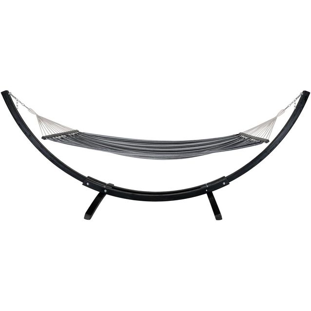 Riippumatto House Nordic Tripoli, musta/harmaa