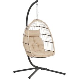 Riipputuoli telineellä House Nordic Patras, 195x117x107cm, beige