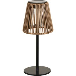 Aurinkokennopöytävalaisin House Nordic Salford, IP44, 1.2V, 600mAh, ruskea