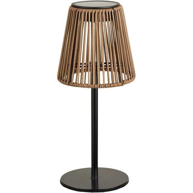 Aurinkokennopöytävalaisin House Nordic Salford, IP44, 1.2V, 600mAh, ruskea