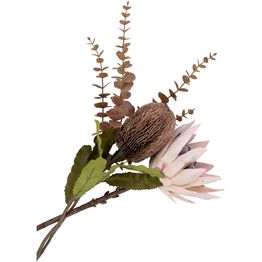 Tekokukat House Nordic King Protea Bouquet, 65cm, viininpunainen