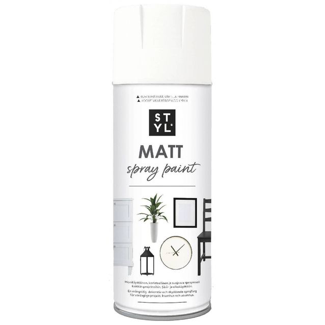 Spraymaali Rust-Oleum STYL 400ml mattavalkoinen