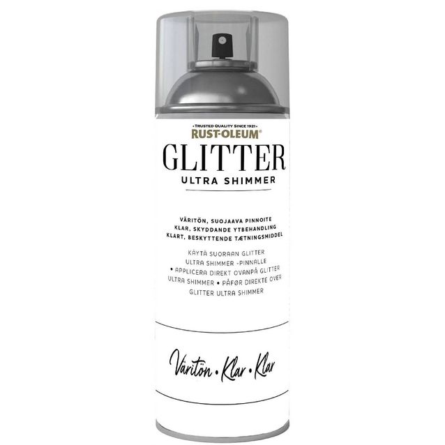 Suoja-aine Rust-Oleum Glitter 400ml väritön