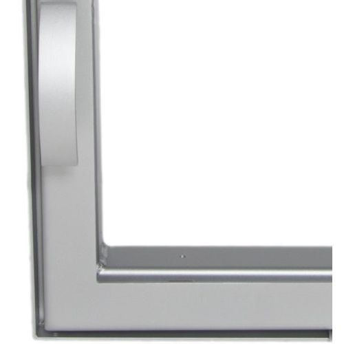 Kulmatakkaluukku Hemparts TLL25 550x410 mm satiinikromi