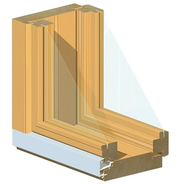 Mökki-ikkuna HR-ikkunat MS SK puuikkuna, mittatilaus
