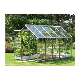 Kasvihuone Vitavia Venus 6.2m² lasi alumiinirunko harmaa