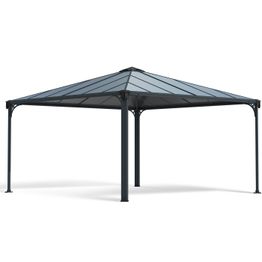 Paviljonki Palram-Canopia Palermo 4300 4,3 x 4,3 m 18,5 m² harmaa