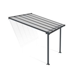 Terassikatos Palram-Canopia Olympia 3x3,05 m harmaa/kirkas