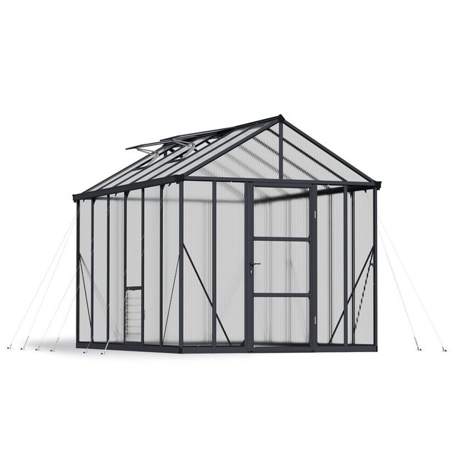 Kasvihuone Palram-Canopia Glory 8,9 m² 8x12 harmaa