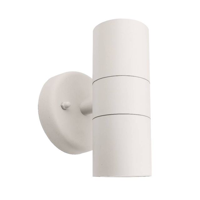 Seinävalaisin Harju Amuri 2xGU10 IP44 valkoinen