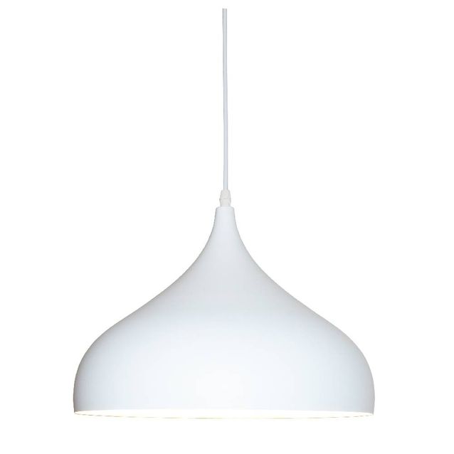 Kattovalaisin Harju Drop Ø32cm E27 valkoinen