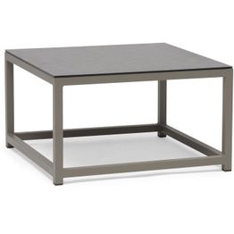 Sohvapöytä Hillerstorp Jet Set, 70x70cm, beige, keraaminen lasitaso