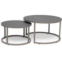 Pöytäsetti Hillerstorp Jet Set, 2-osainen, beige