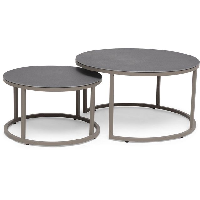 Pöytäsetti Hillerstorp Jet Set, 2-osainen, beige