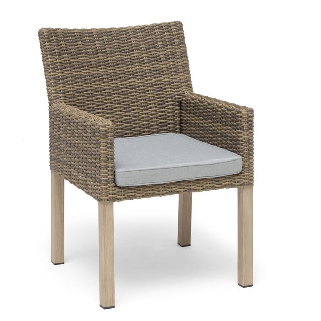 Ruokatuoli Fyrsnäs polyrottinki beige 2 kpl/pkt