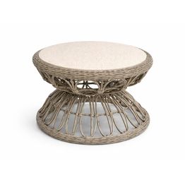 Sohvapöytä Hillerstorp Fjäderö, Ø72cm, harmaa/beige