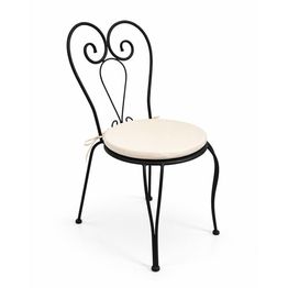 Parveketuoli Hillerstorp Glimminge, teräs, musta