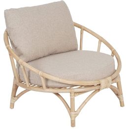 Lepotuoli terassille Hillerstorp Sienna, beige/hiekka