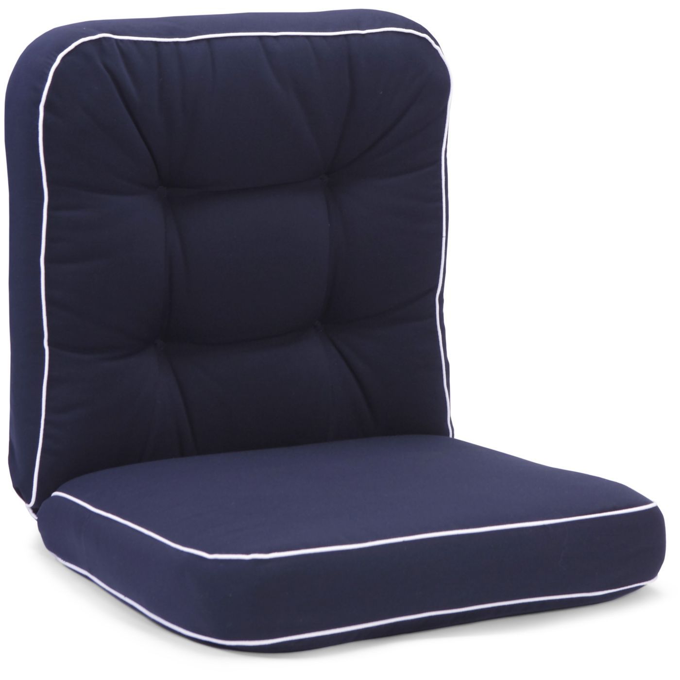 Istuinpehmuste Hillerstorp Texas matala, dralon, sininen/valkoinen