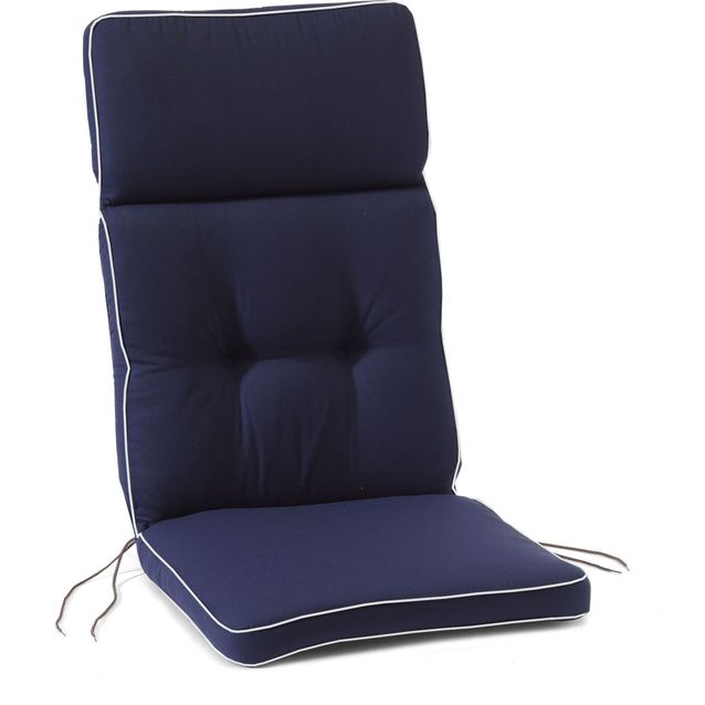 Istuinpehmuste Hillerstorp Milano 98 korkea, dralon, sininen/valkoinen