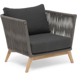 Nojatuoli Hillerstorp Himmelsnäs 9330188, harmaa/tiikki