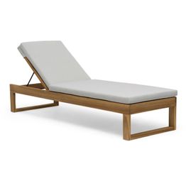 Aurinkosänky Hillerstorp Himmelsnäs, beige/tiikki