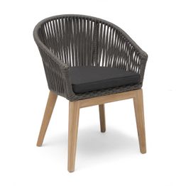 Ruokatuoli Hillerstorp Himmelsnäs, harmaa/tiikki