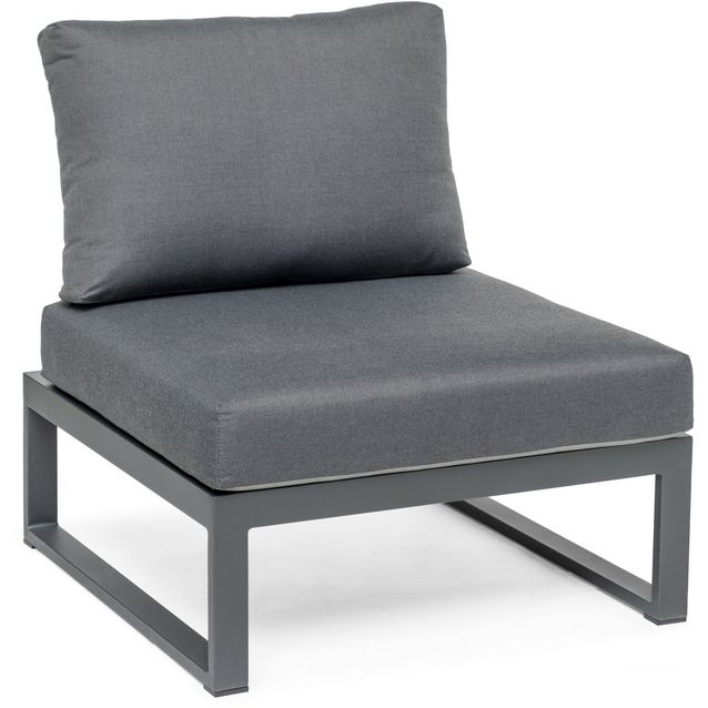 Ulkosohvan keskiosa Hillerstorp Oxelunda, harmaa