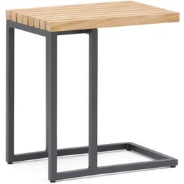 Sivupöytä Hillerstorp Oxelunda, tiikki/harmaa