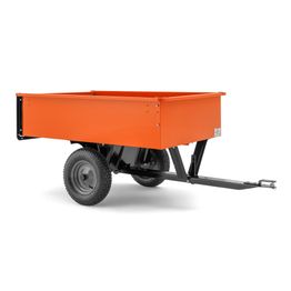 Peräkärry Husqvarna 275 kipattava kasaamaton