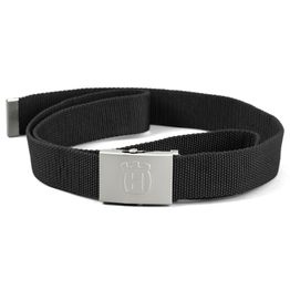 Vyö Husqvarna metallisoljella musta
