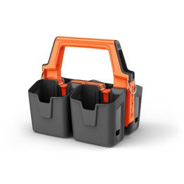 Akkukotelo Husqvarna neljälle akulle