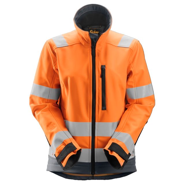 Naisten softshell-huomiotakki Snickers Workwear 1237 oranssi