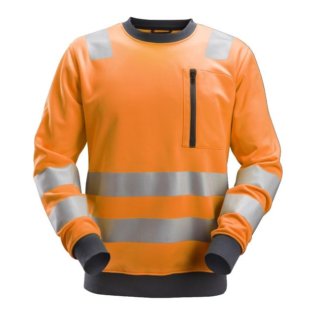 Fleecepusero Snickers Workwear AllroundWork 8037 LK 2 oranssi