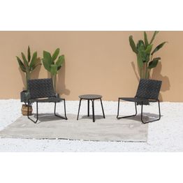 Tuoli Huoku Anna, polyrottinki/teräs, harmaa