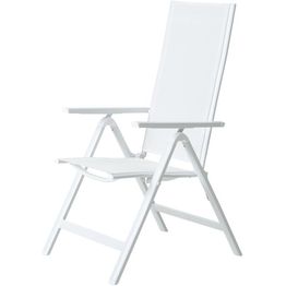 Säätötuoli Huoku Ville, alumiini, valkoinen, 2kpl