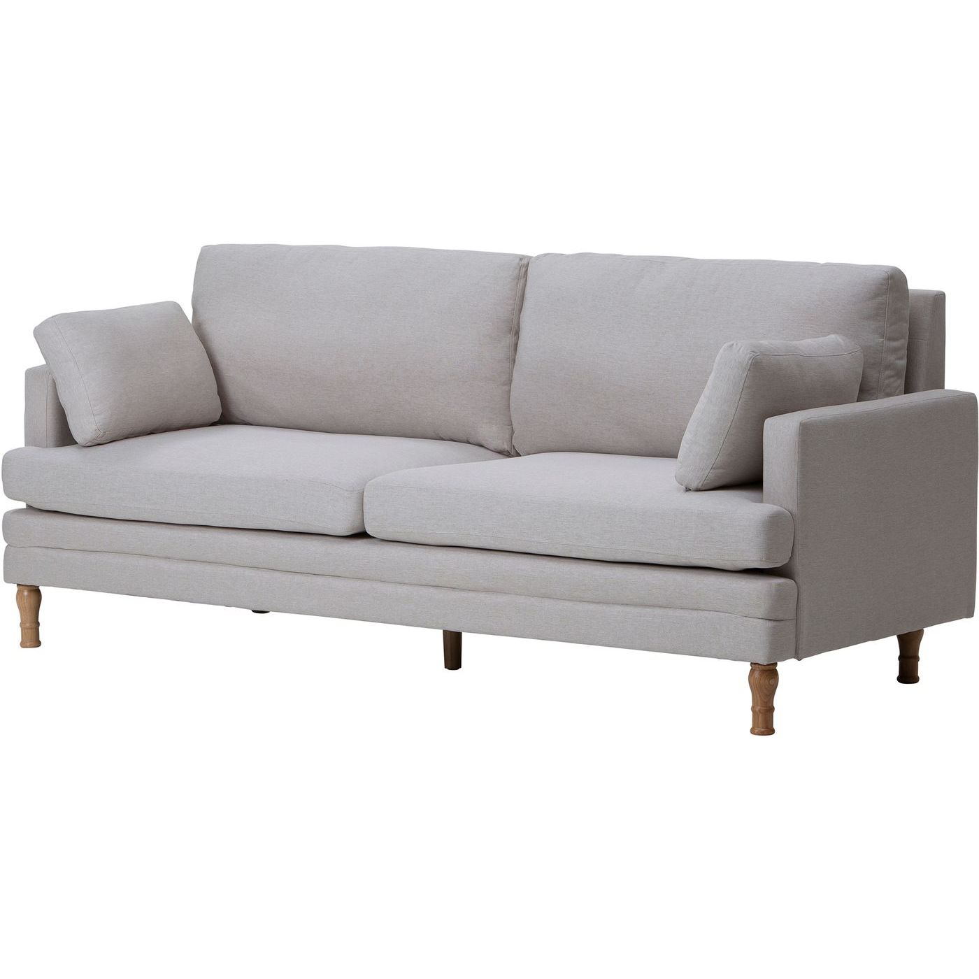 Sohva Huoku Marie, 3-istuttava, leveys 207cm, beige